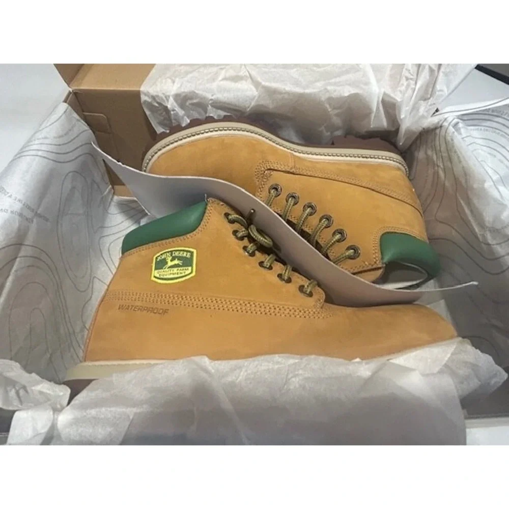 Skechers Men's John Deere Sergeants Dozer Industrial Boots 256000/Wheat - Size 8